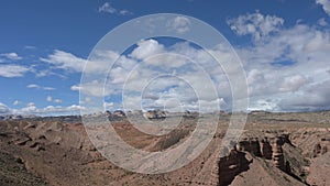 Timelapse of Clouds above Capitol Reef National Park