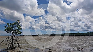 timelapse on the coast of Belitung island, Indonesia