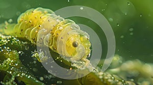 A timelapse image series showing a tardigrades survival techniques such as entering a state of desiccation or tun photo