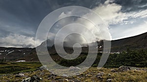 Timelapse Landscape in the Rawah Wilderness, Colorado