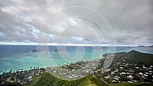 Timelapse of Lanikai Beach and Mokulua Islands, O'ahu, Hawai'i