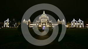 A timelapse movie of the Parliament building of BC.
