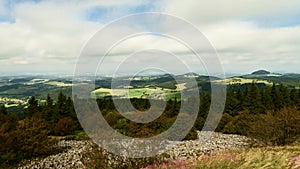 Timelapse - Moving clouds from the peak of the Wasserkuppe