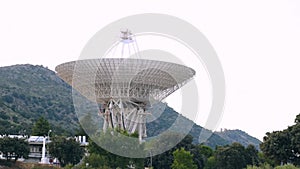 Timelapse NASA radio telescope in Madrid Robledo de Chavela deep space network