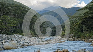 Timelapse of the River on the Trekking to Machu Pichu