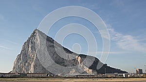 Timelapse of the Rock of Gibraltar, British territory next to Spain