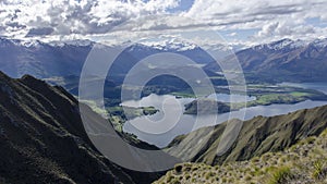 Timelapse Roys Peak a popular hiking destination