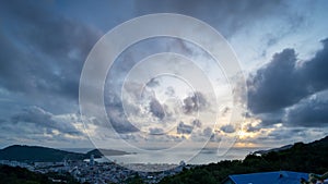 Timelapse Sky and black cloud Dark grey storm clouds Dramatic sky raining dark stormy cloudy Beautiful nature time lapse storm clo