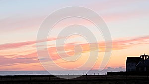 A timelapse of sunset in Orkney, Scotland