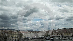 Timelapse of Vieux Port in Marseille