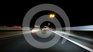 Timelapsing through Tokyo's metropolitan highway at night.