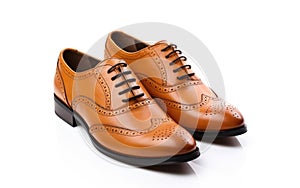 The Timeless Appeal of Oxfords  on Transparent Background. Generative AI