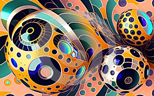 Timeless balls - AI generated art