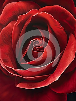 Timeless Beauty: A Close-Up of a Red Rose photo