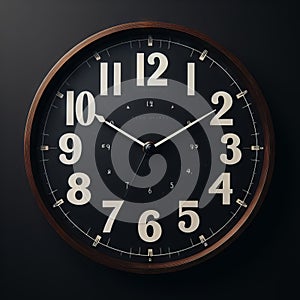 Timeless Black Wall Clock