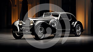 The Timeless Elegance of the Bugatti Royale: A Glimpse into Automotive Royalty. Ai Generated