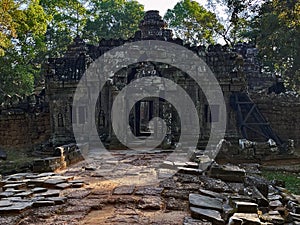 Timeless Grace: Ta Nei Temple Temple Ancient Charm, Angkor Wat, Siem Reap, Cambodia