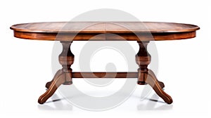 Timeless Nostalgia: Oval Dining Table With Five Legs