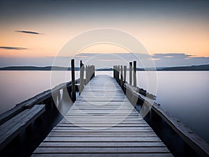Timeless Tranquility: Capturing the Peace and Beauty of an Ancient Pier.