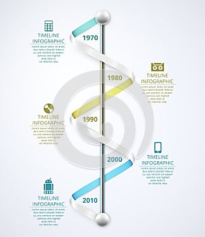 Timeline infographic