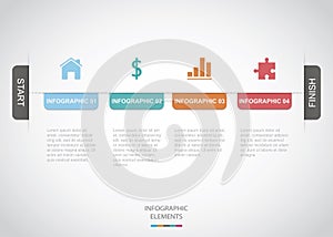 Timeline infographic