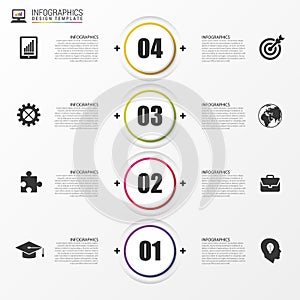 Timeline Infographic. Modern design template. Vector