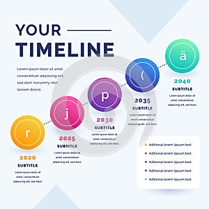 Timeline Infographic tools business template, can be used for presentation, web or workflow diagram layout