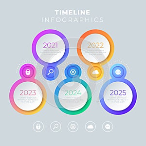 Timeline Infographic tools business template, can be used for presentation, web or workflow diagram layout