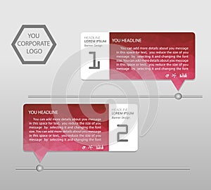 Timeline infographics banner. Template modern info graphic design, for business template, marketing, creative templates and