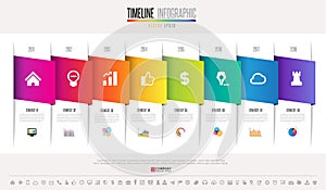 Timeline Infographics Design Template