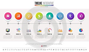 Timeline Infographics Design Template