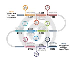 Timeline Infographics photo