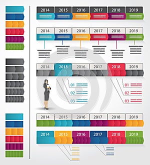 Timeline template