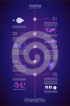 Timeline to display your data with Infographic ele