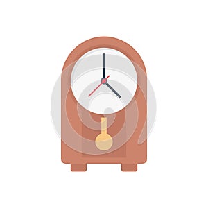 Timepiece vector flat color icon