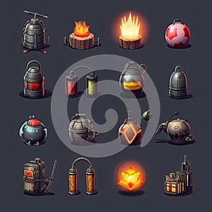 timer bomb dynamite tnt game ai generated