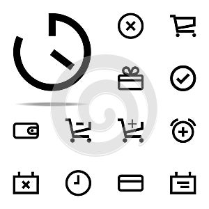 Timer Clock icon. web icons universal set for web and mobile