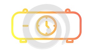 Timer Countdown Clock Schedule Alert Icon, vector design Generative AI