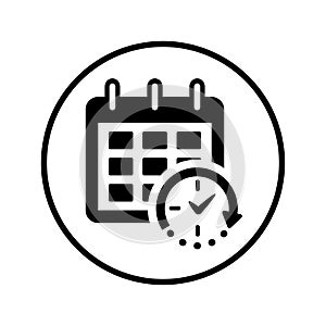 Timer, event, delivery date, schedule icon
