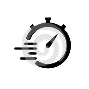 The timer fast time icon