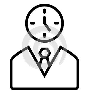 Timer Isolated Vector Icon That can be easily Modified or Edited.