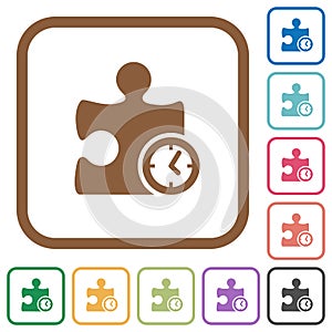 Timer plugin simple icons