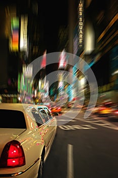 Times Square Limo New York USA photo