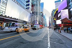 Times Square Manhattan New York deleted ads photo