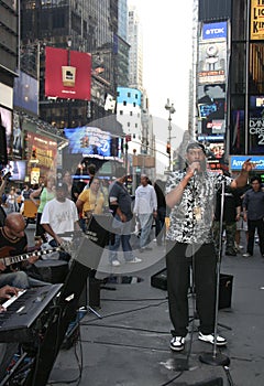 Times Square musicians