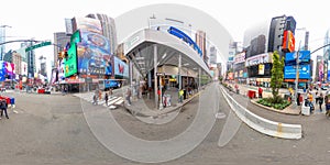 Times Square New York October 2023 360 VR equirectangular photo