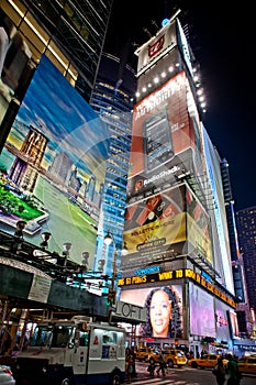 Times Square by night