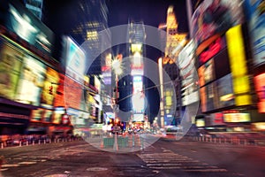 Times Square at night