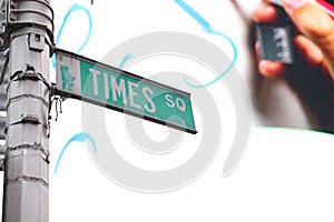 Times square sign in new york