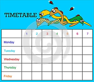 Timetable-snakes